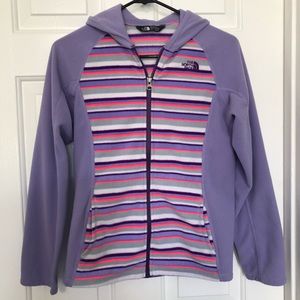 Girls North Face fleece jacket